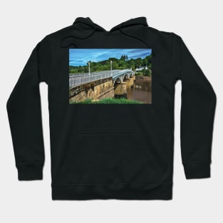 Bridge Over The River Wye Hoodie